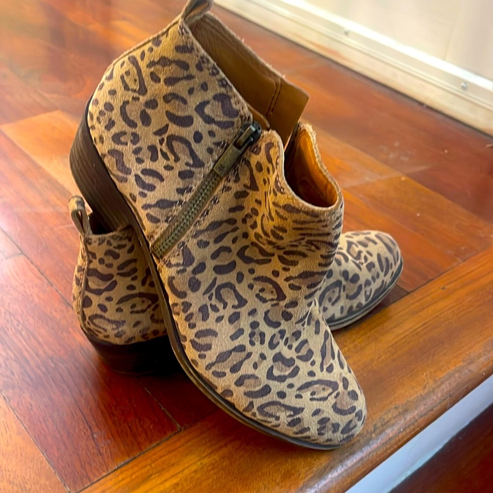 Lucky Brand Leopard Booties